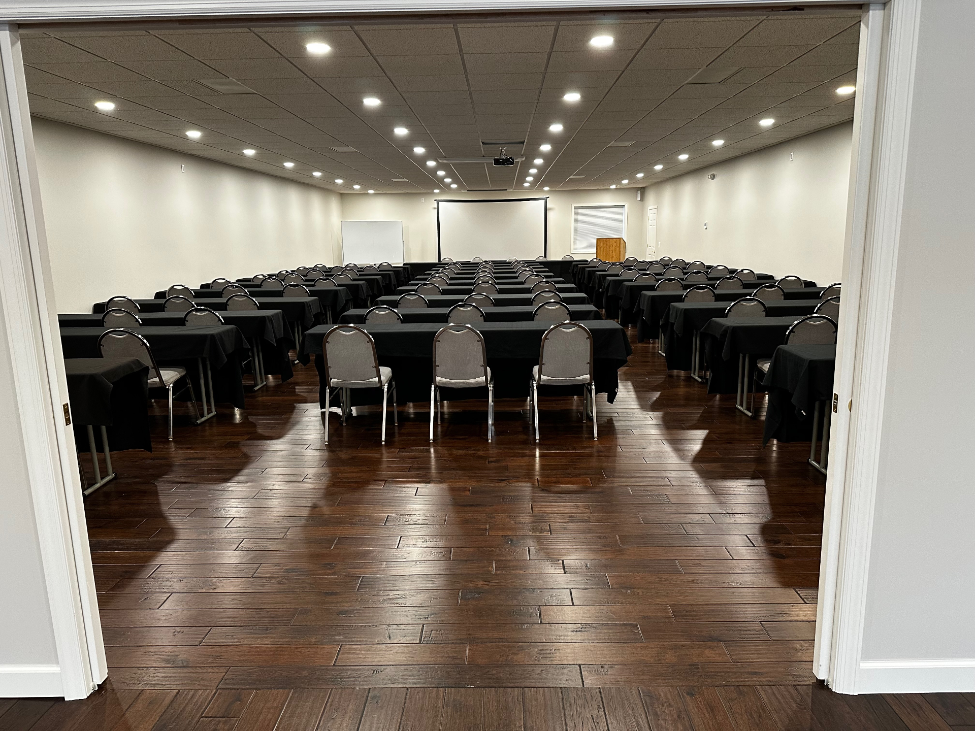 A classroom-style meeting room at The Appley